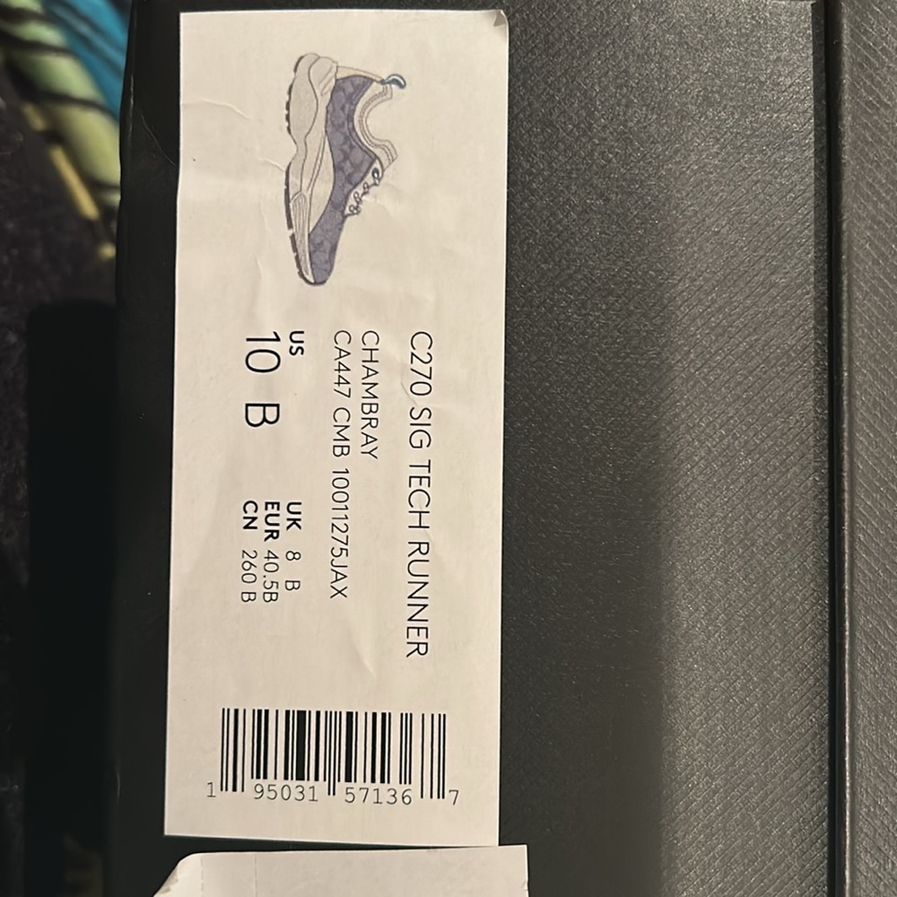 Coach Blue and Beige Sneakers - Picture 7 of 8